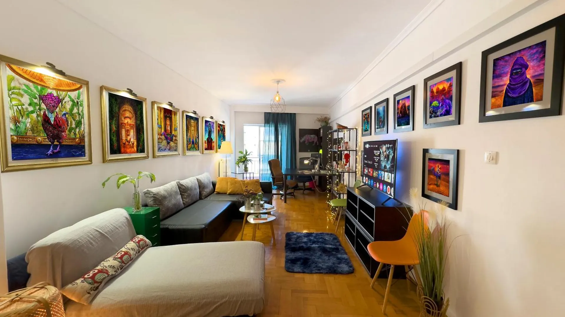 Spacious Artistic Flat With Private Parking Tesalónica